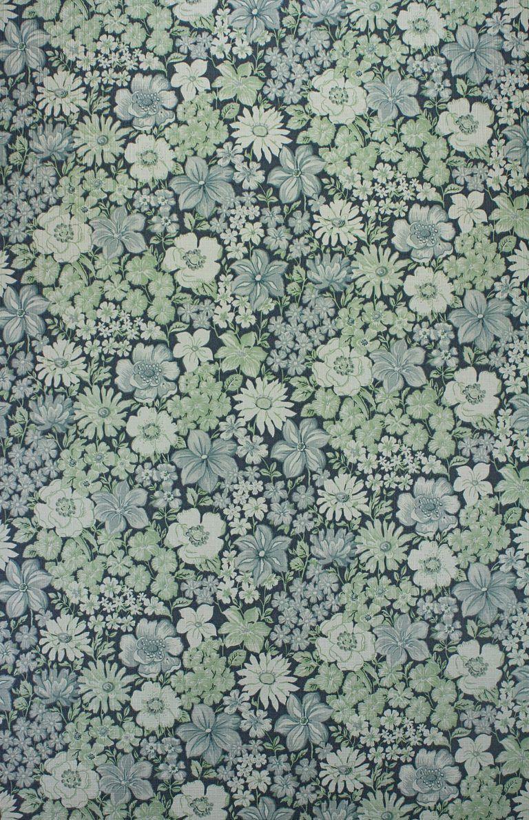 768x1191 Vintage Blue Floral Wallpaper. Floral wallpaper, Vintage floral