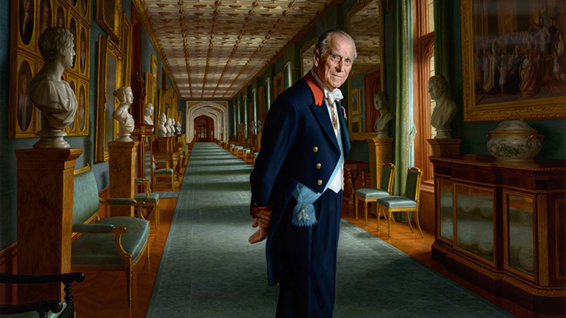 1920x1080 New portrait of Prince Philip has been unveiled. HELLO!