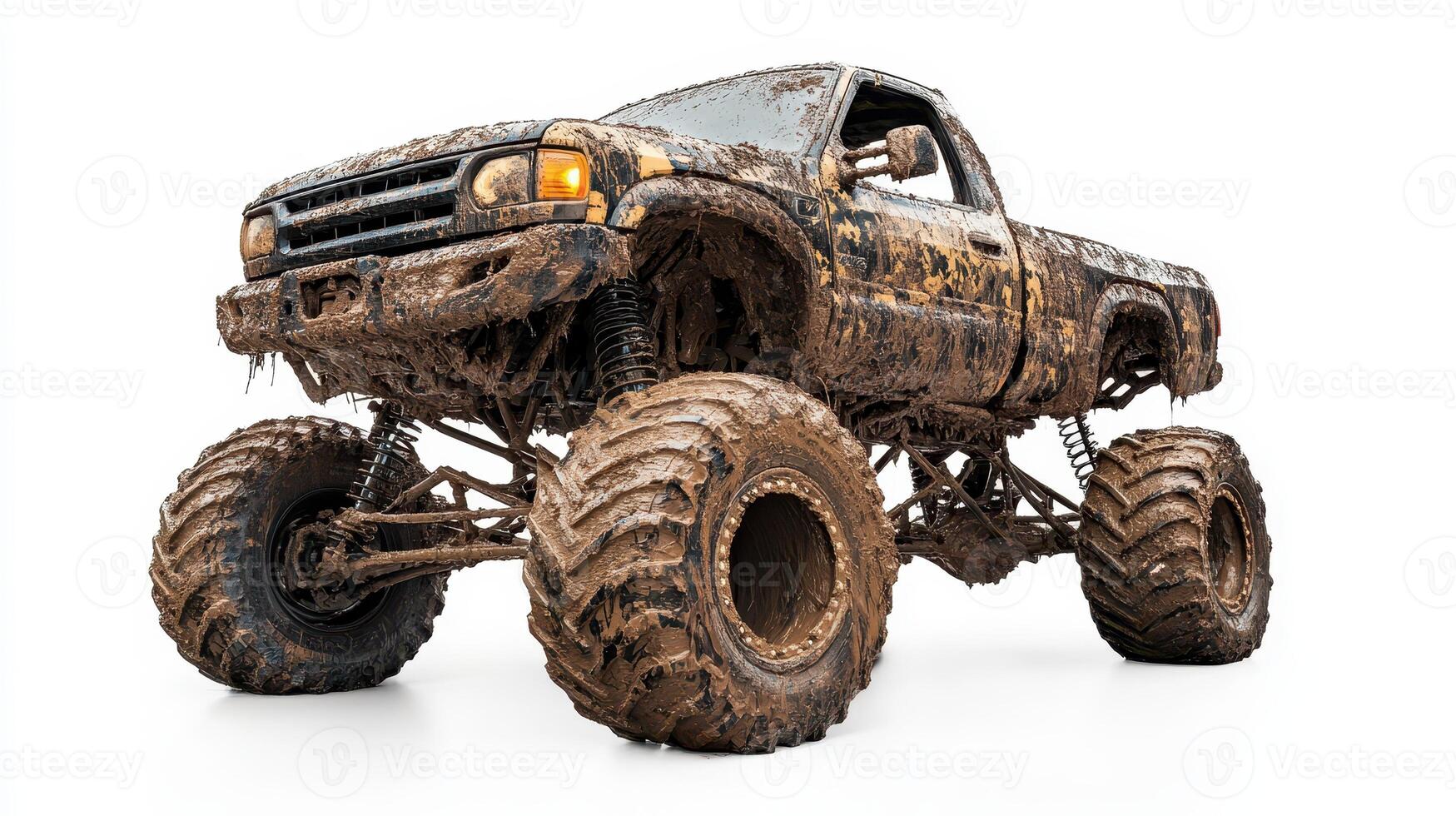 1749x980 A Muddy Monster Truck Showcasing Its Rugged Design And Off Road Capabilities