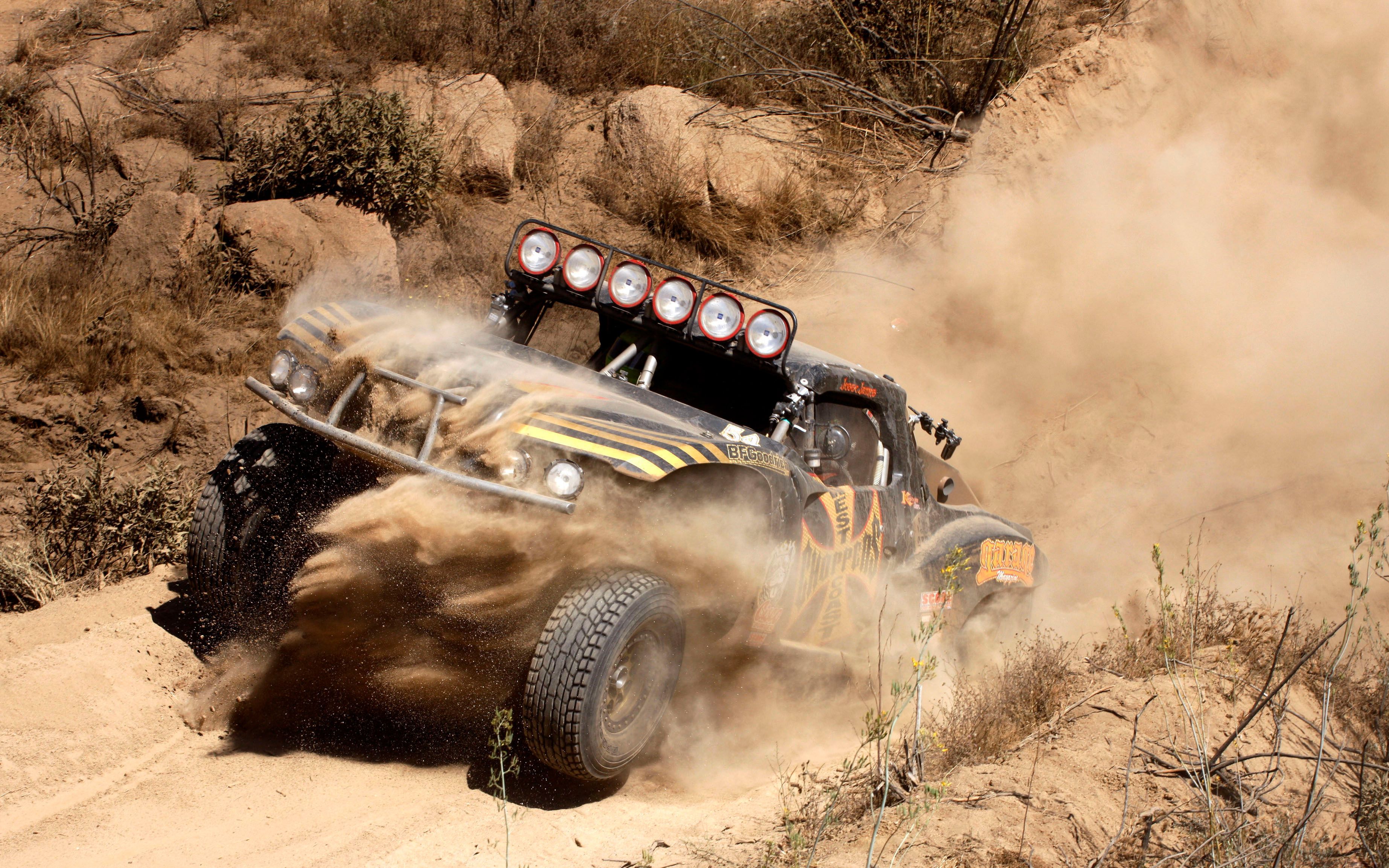 3690x2307 Wallpaper sand, auto, stones, race, desert, dust, Mexico, jeep for mobile and desktop, section другие марки, resolution 3690x2307