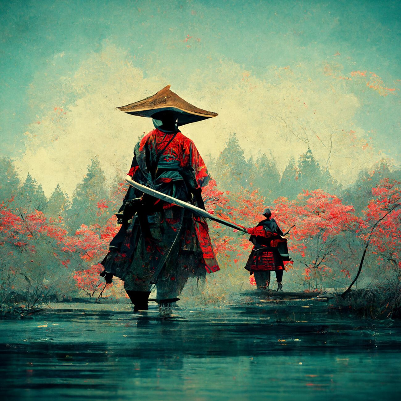 1300x1300 samurai art