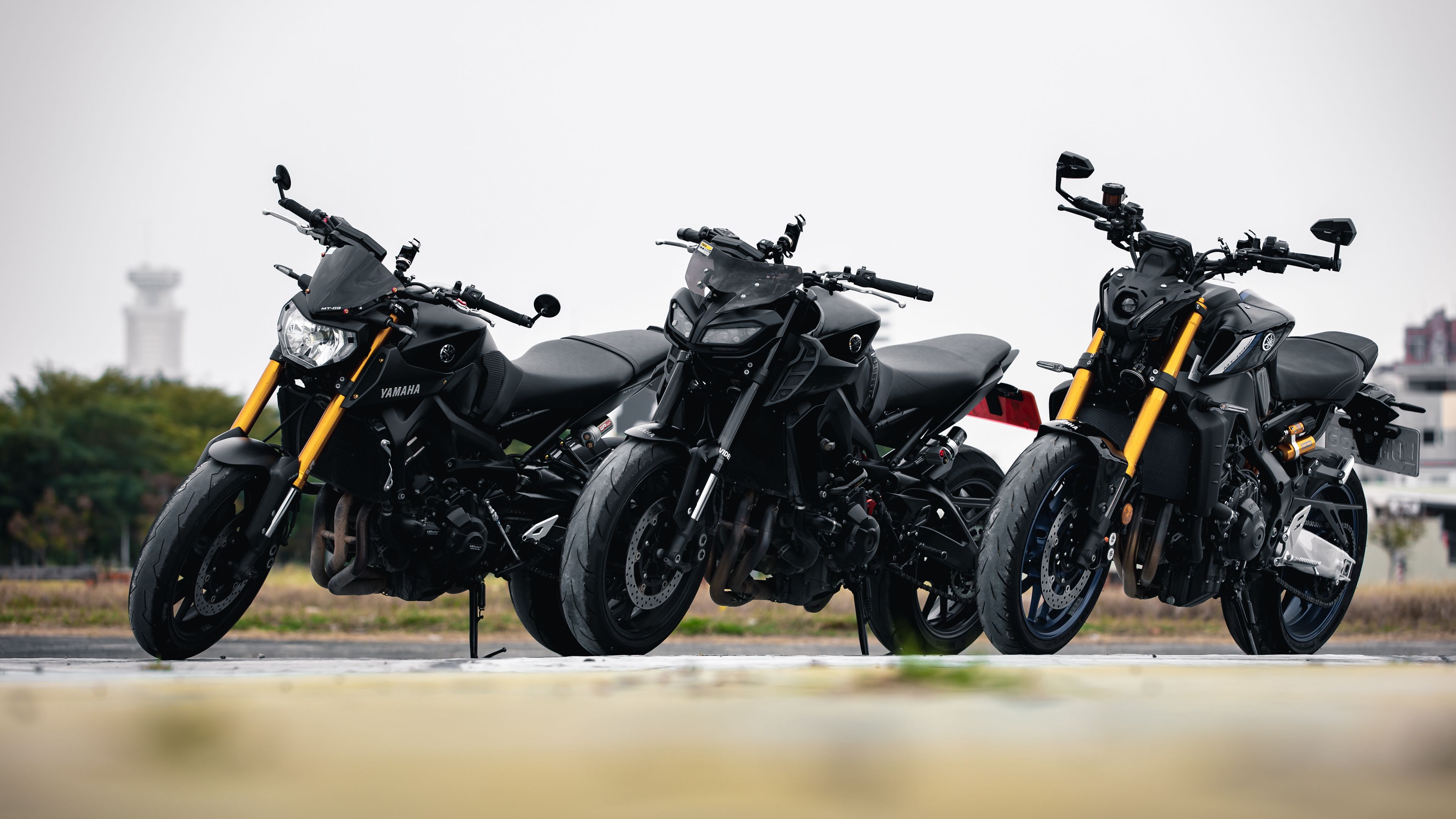 3840x2160 Download wallpaper 3840x2160 yamaha mt- yamaha, motorcycle, bike, black 4k uhd 16:9 HD background