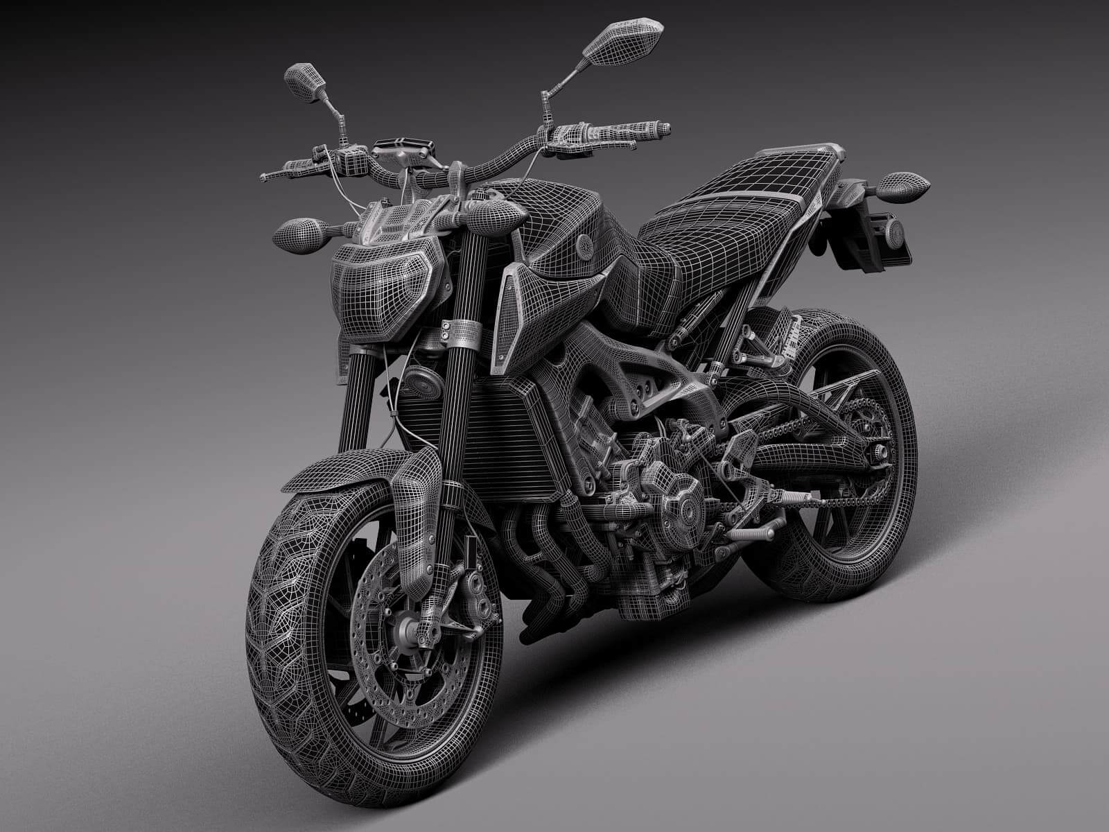 1600x1200 Yamaha FZ 09 2016