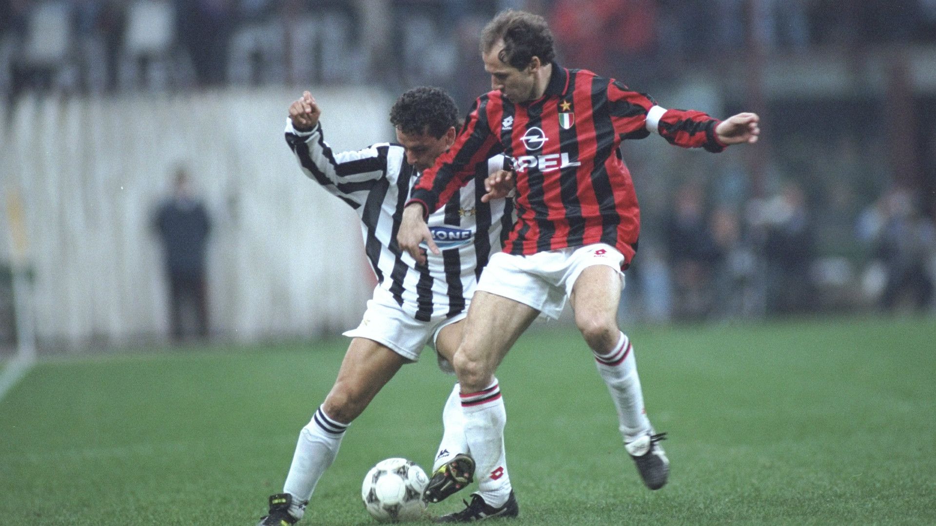 1920x1080 Wallpaper Milan, Defender, Juventus, Franco Baresi, Roberto Baggio, Italian Footballer For Mobile And Desktop, Section спорт, Resolution 1920x1080