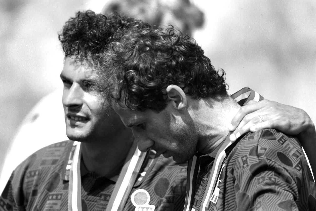 1280x855 Baresi and Baggio, after the 1994 World Cup final