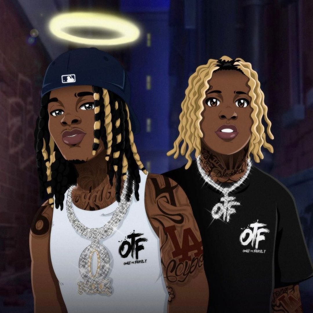 1080x1080 Lil Durk Cartoon Wallpaper