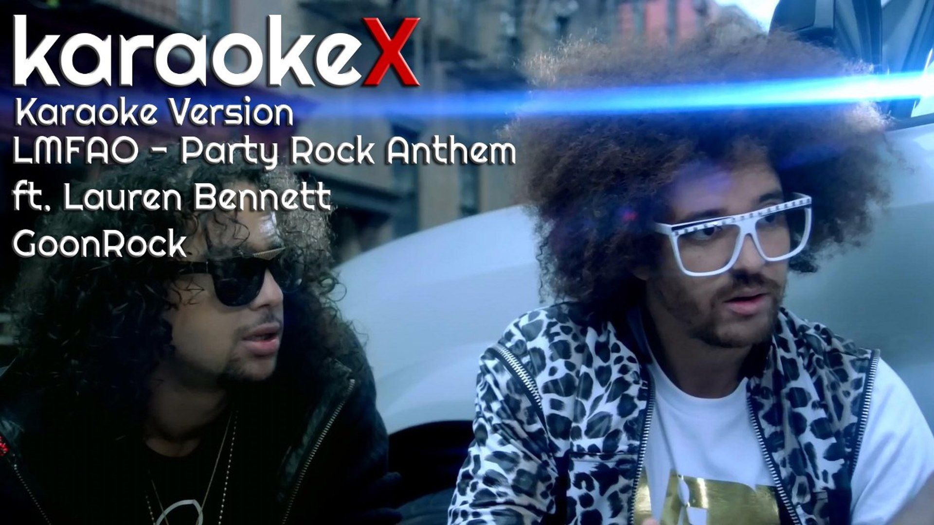 1920x1080 LMFAO Rock Anthem ft. Lauren Bennett, GoonRock Karaoke Version (KaraokeX)