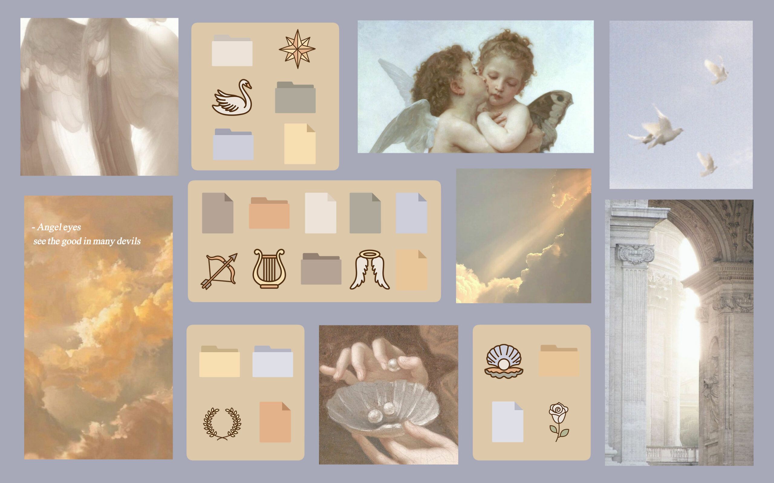 2560x1600 Angelcore Aesthetic Folder Icon Windows Mac Folder Icon
