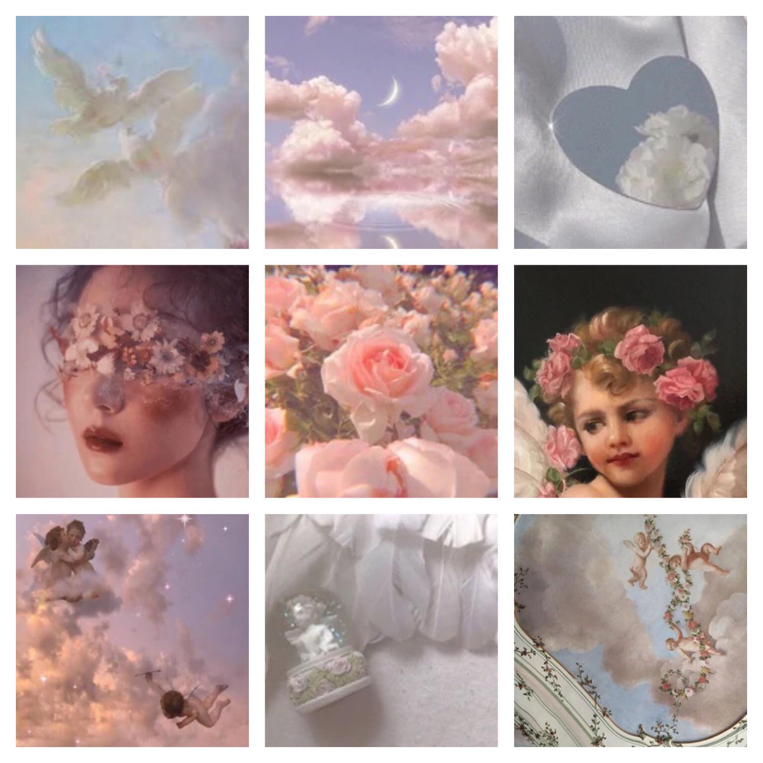 1536x1536 Angelcore aims to depict the unearthly beauty, tranquility, and purity of angels through doves, halos, and soft colours