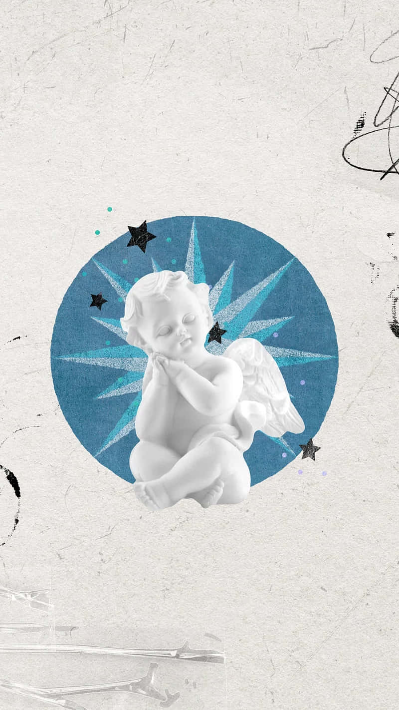 800x1422 Vintage Angel Aesthetic Wallpaper