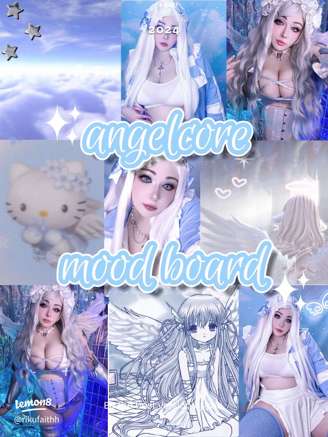 1083x1444 Angelcore Mood Board: Inspiring Tenshi Kaiwai Outfits