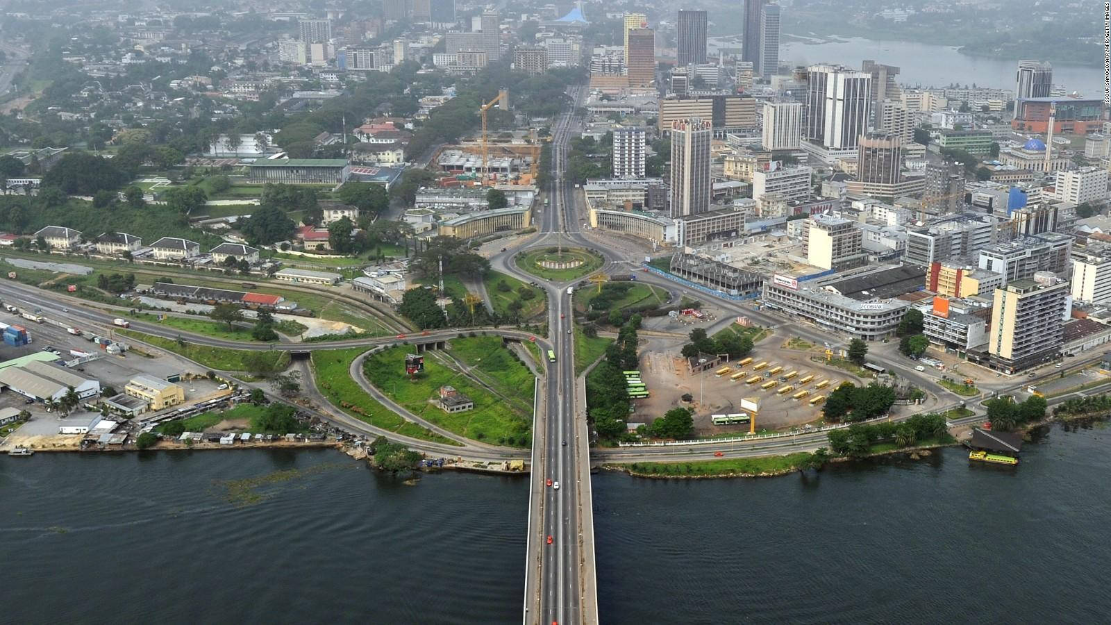 1600x900 Download Breathtaking View of the Henri Konan Bédie Bridge in Ivory Coast Wallpaper