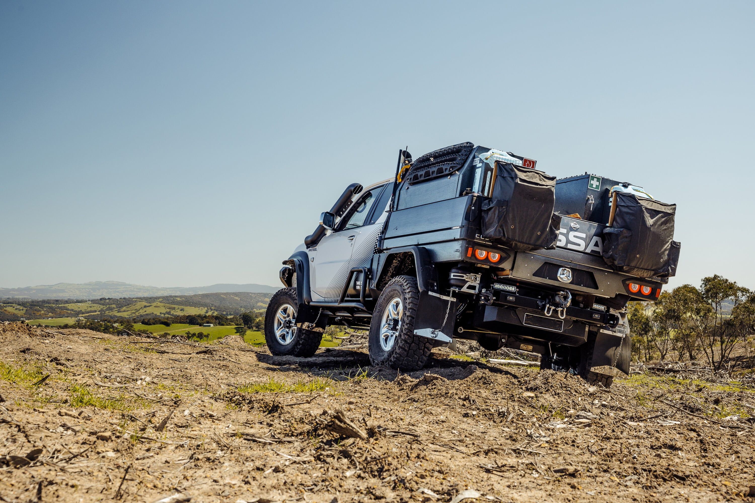 3000x2000 V8 Powered Patrol Walks Tall On 35s And Portals