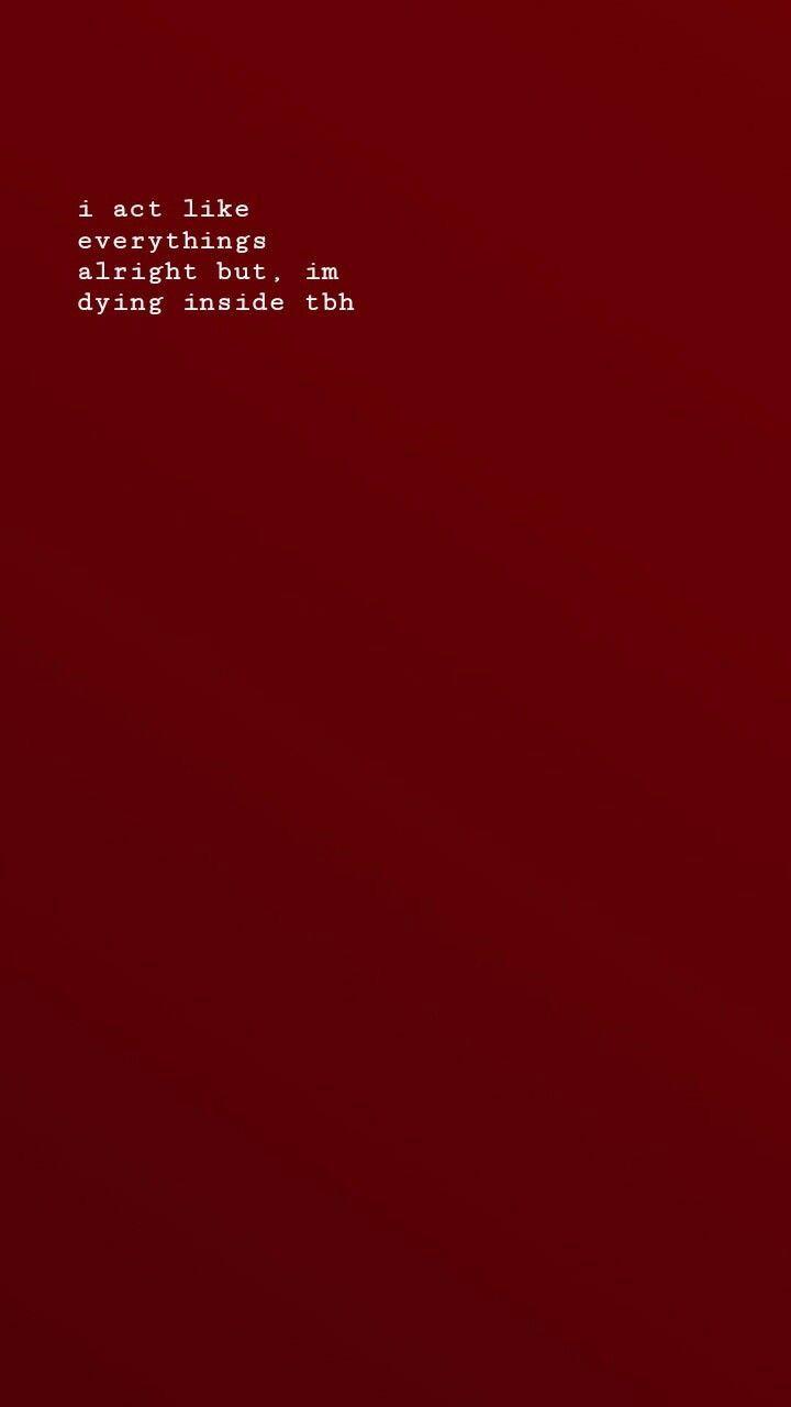 720x1280 Red Wallpaper With Quotes on QuoteHub