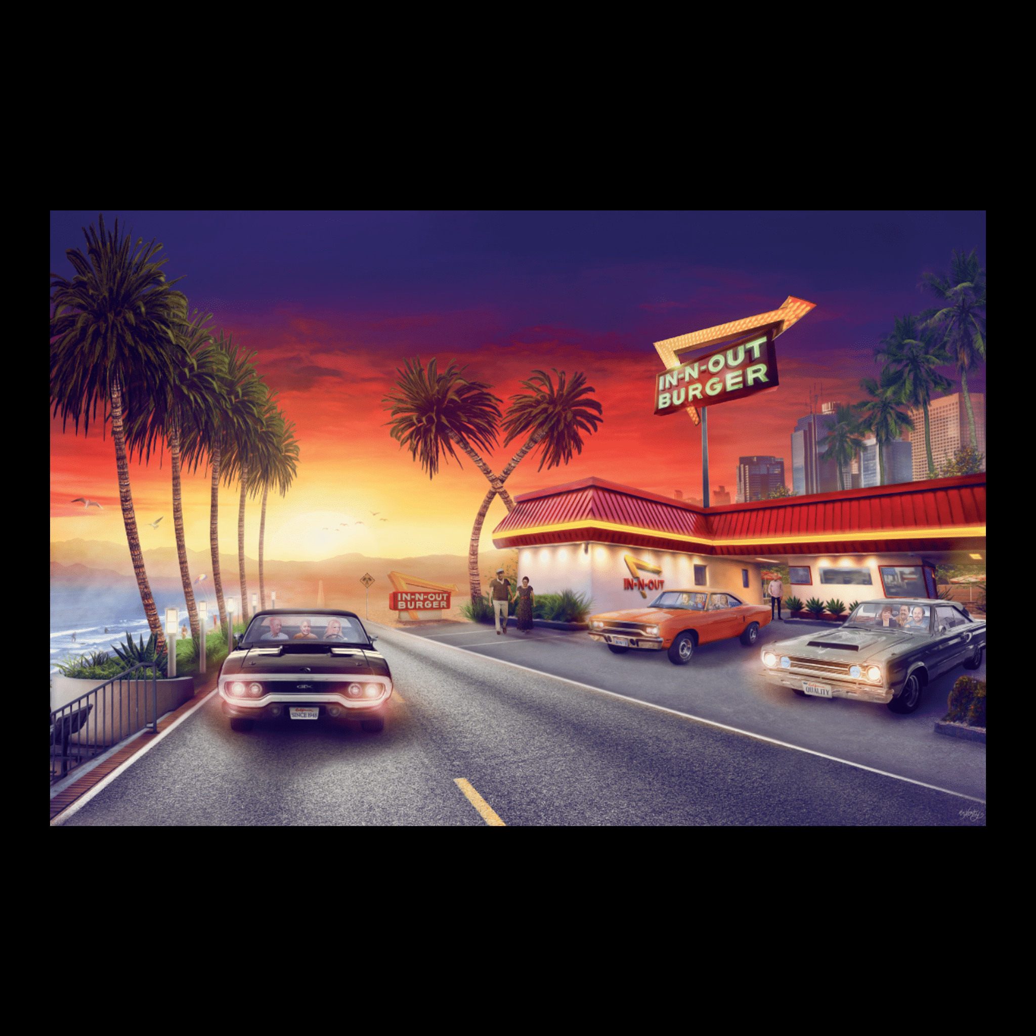 2048x2048 Beach Cruise Black
