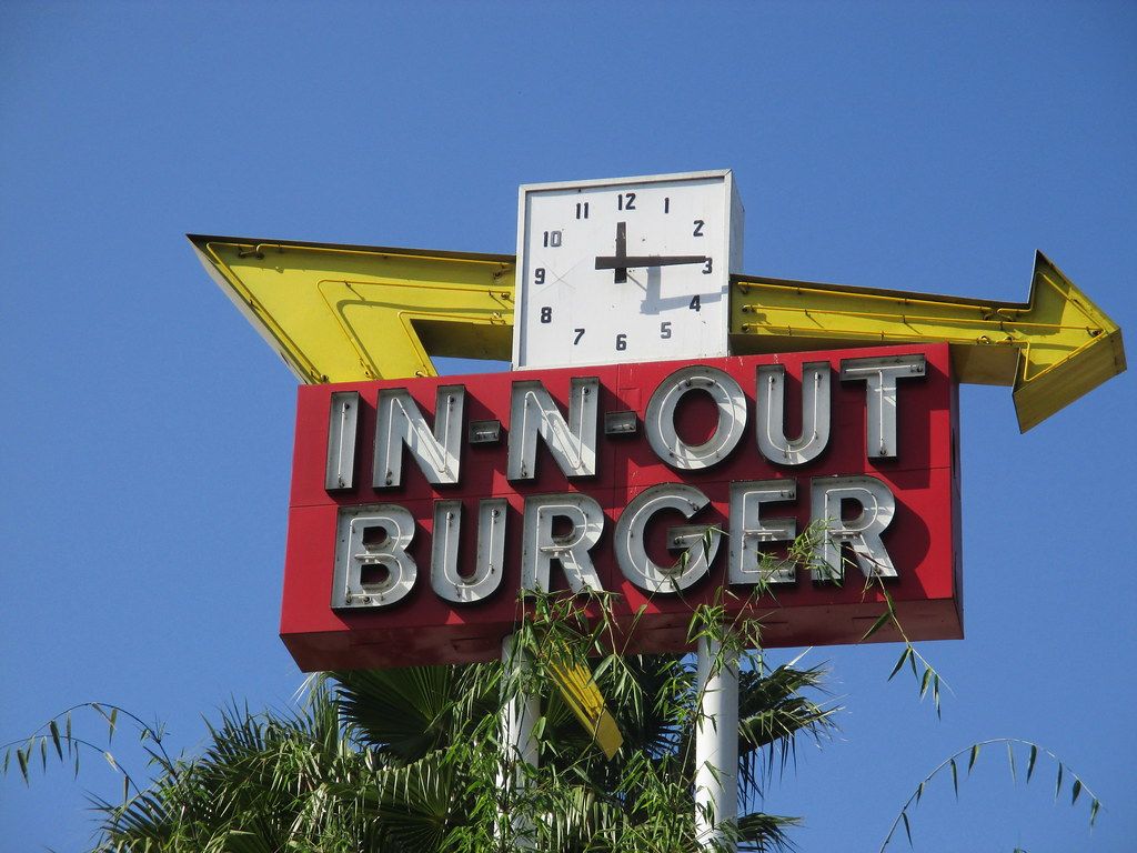 1024x768 In N Out Burger Baldwin Park, CA. In N Out Burger Located At