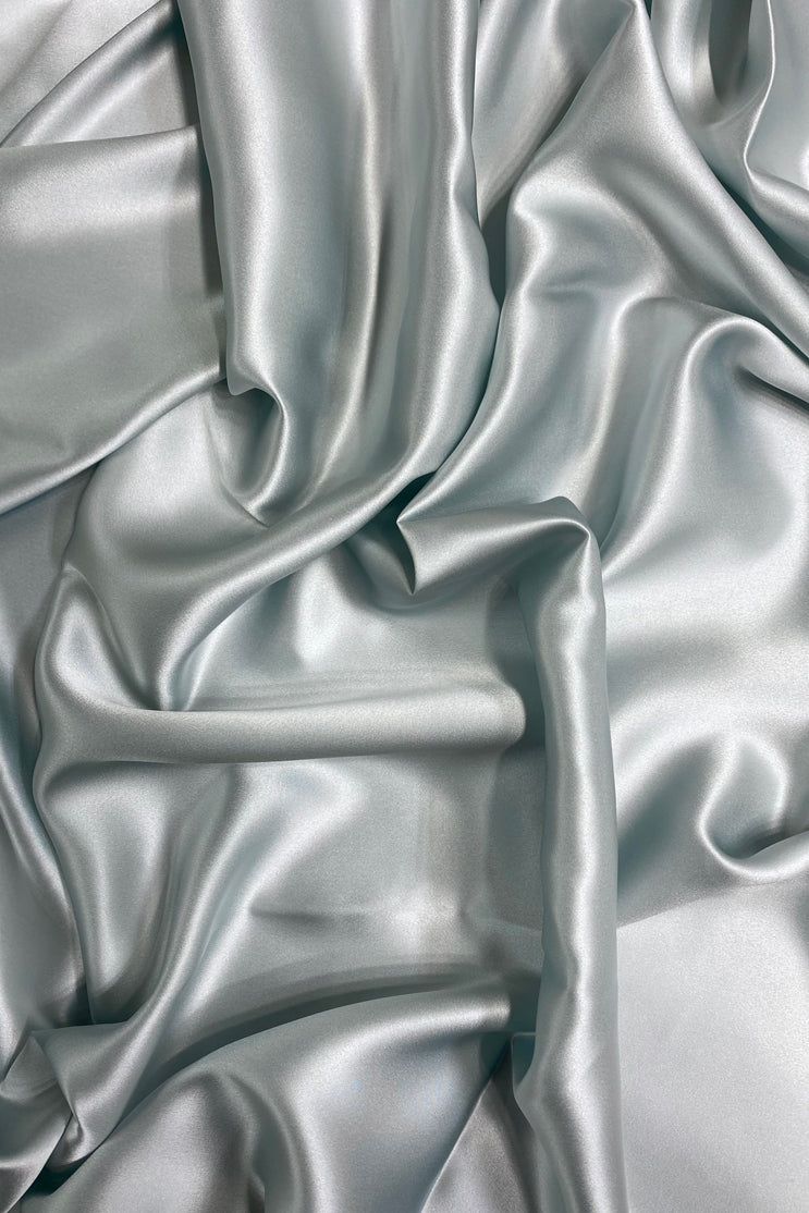 743x1114 Seafoam Charmeuse Silk Fabric