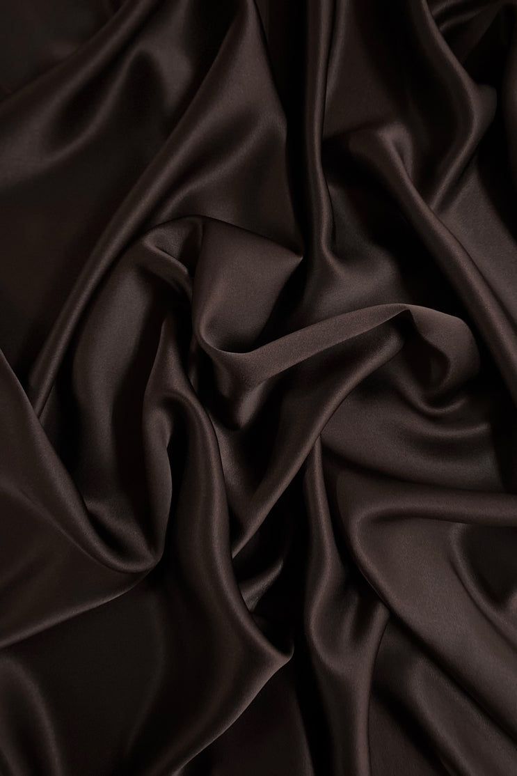 743x1114 Dark Merlot Charmeuse Silk Fabric