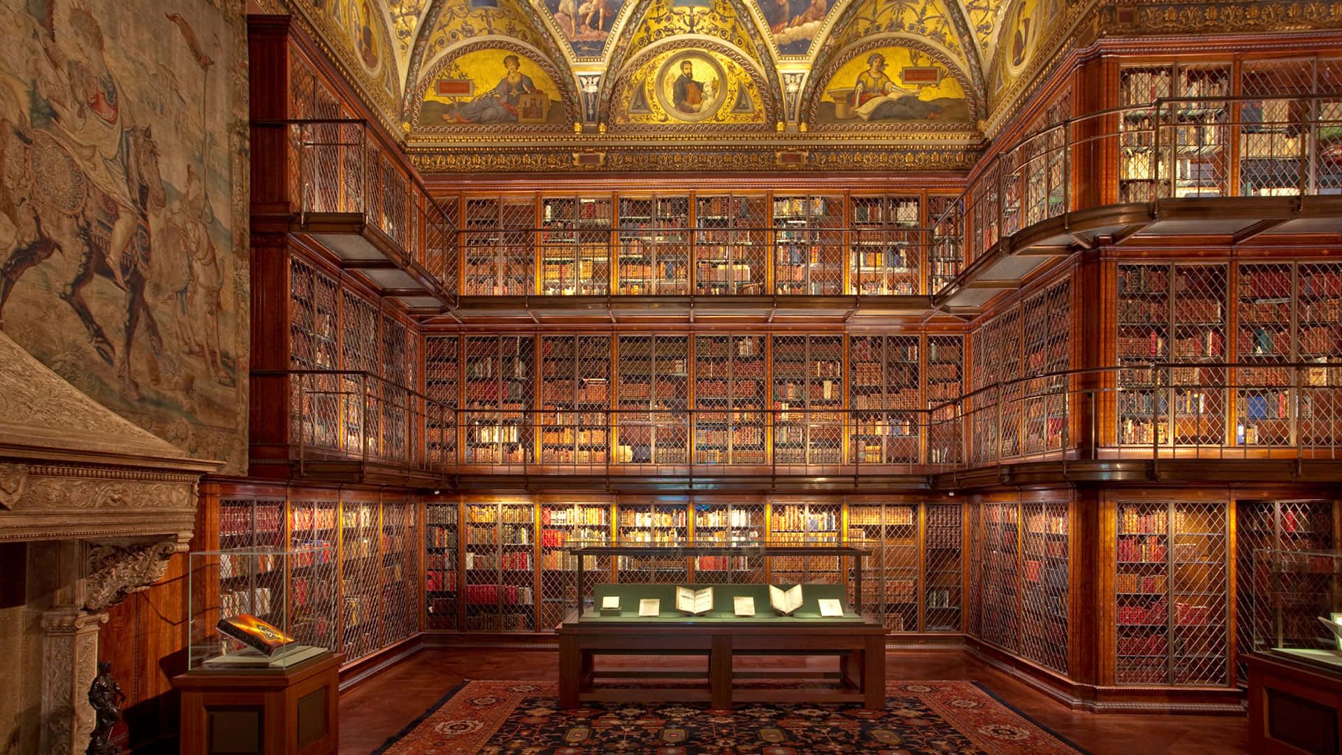 1920x1080 Library Zoom Background