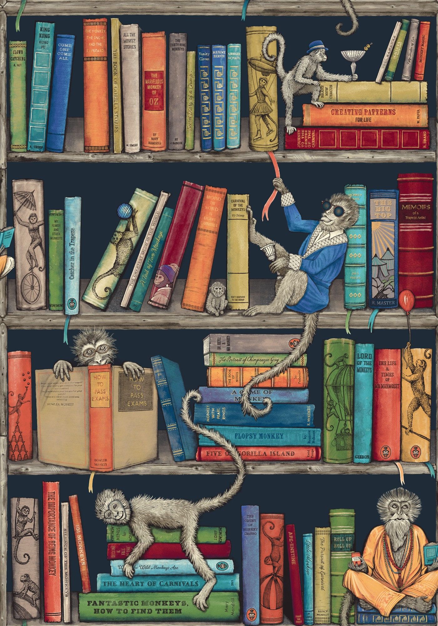 1400x2000 Brand McKenzie Library Wallpaper