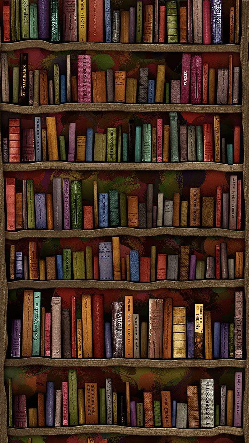 800x1423 Books Phone, Library, HD phone wallpaper