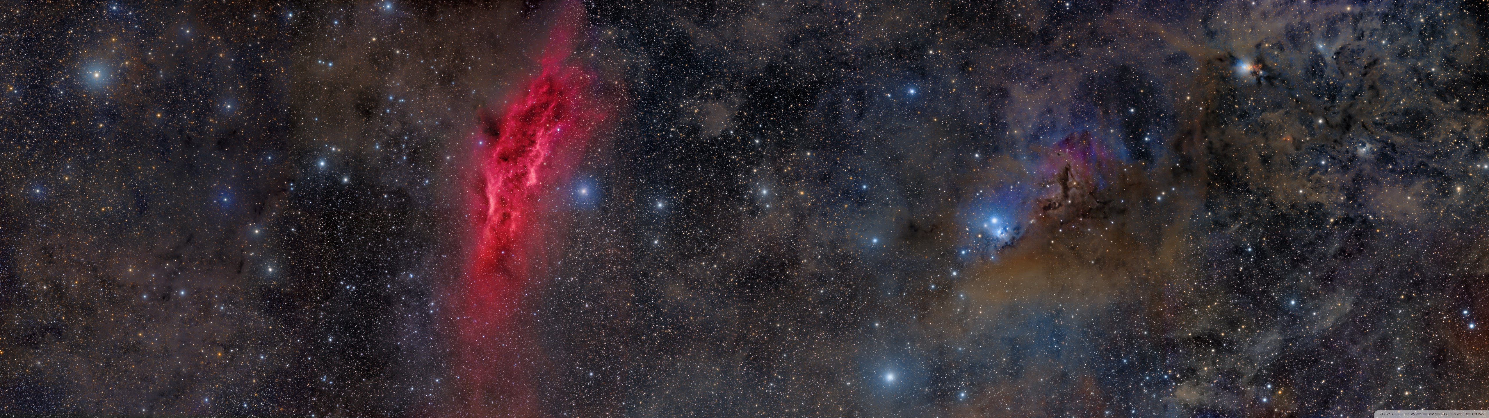 5120x1440 Pink Nebula 4K UHD Wallpaper for UltraHD Desktop and TV : Widescreen and UltraWide Display : Dual Monitor : Smartphone and Tablet Devices