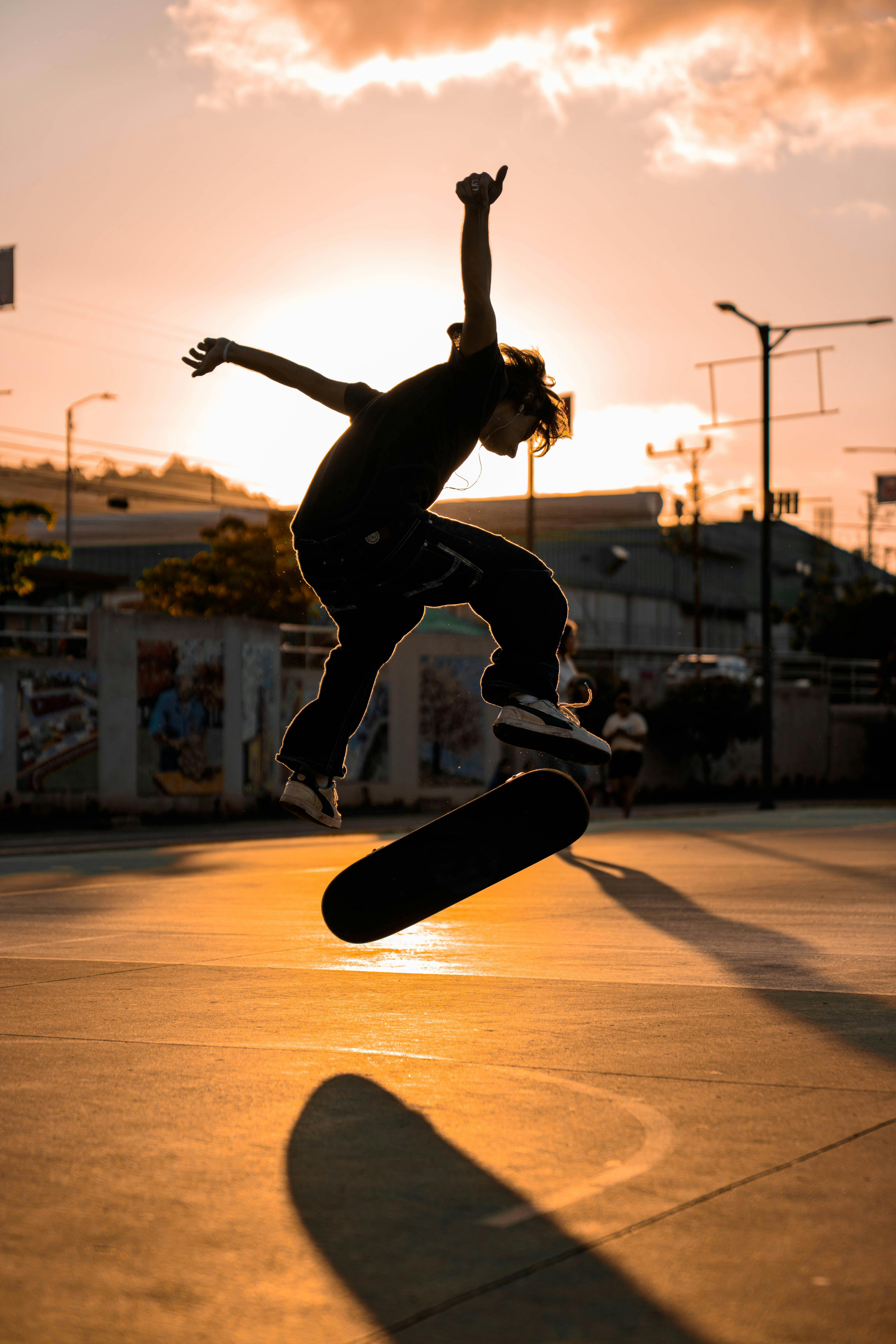 4672x7008 Photo Of Man Jumping With Skateboard · Free