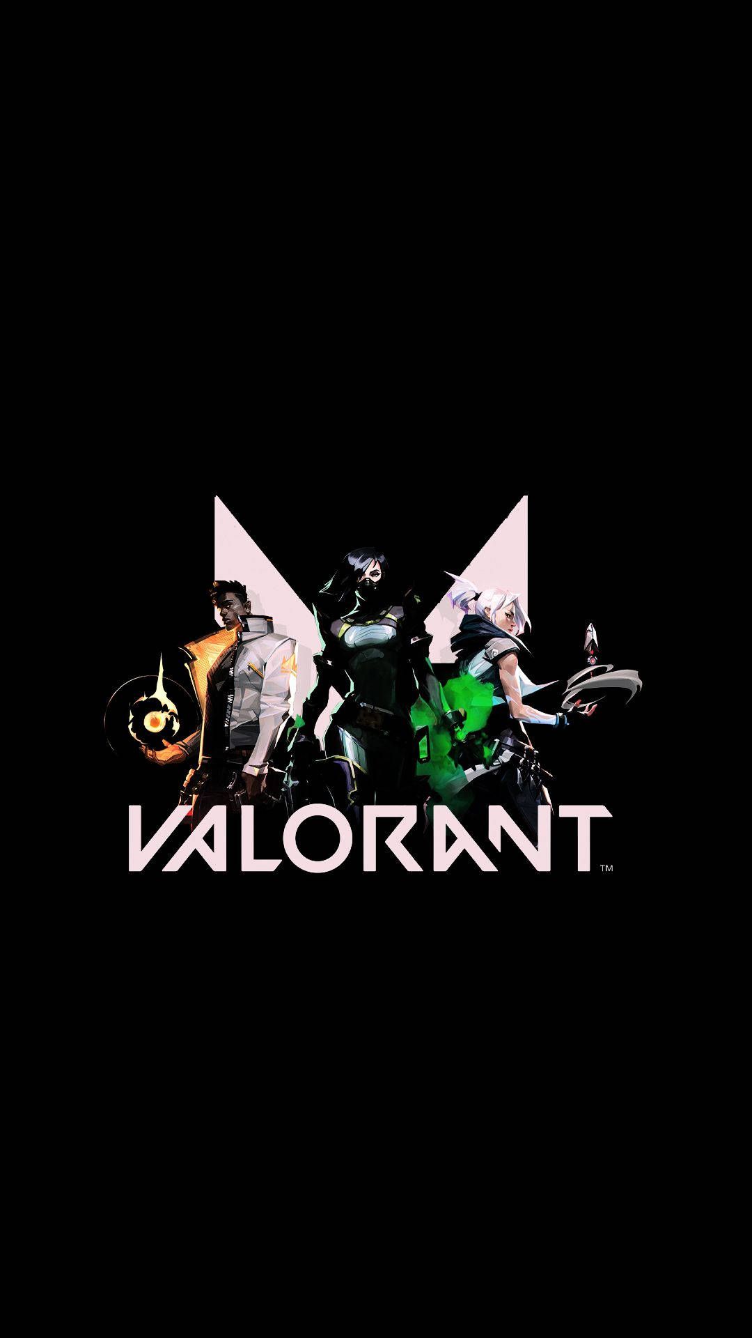 1080x1920 Download Valorant Logo Desktop Wallpaper For Phone Wallpaper