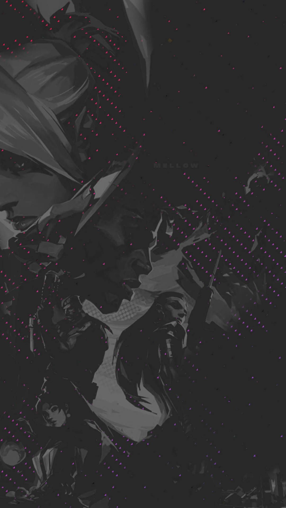 1080x1920 Download Black And White Valorant iPhone Wallpaper