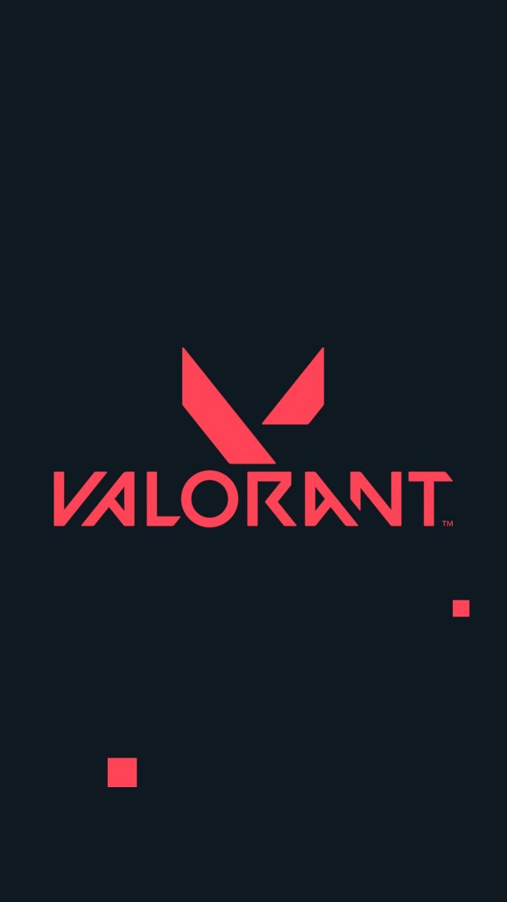 720x1280 Valorant Wallpaper 4K, Minimal logo, PC Games