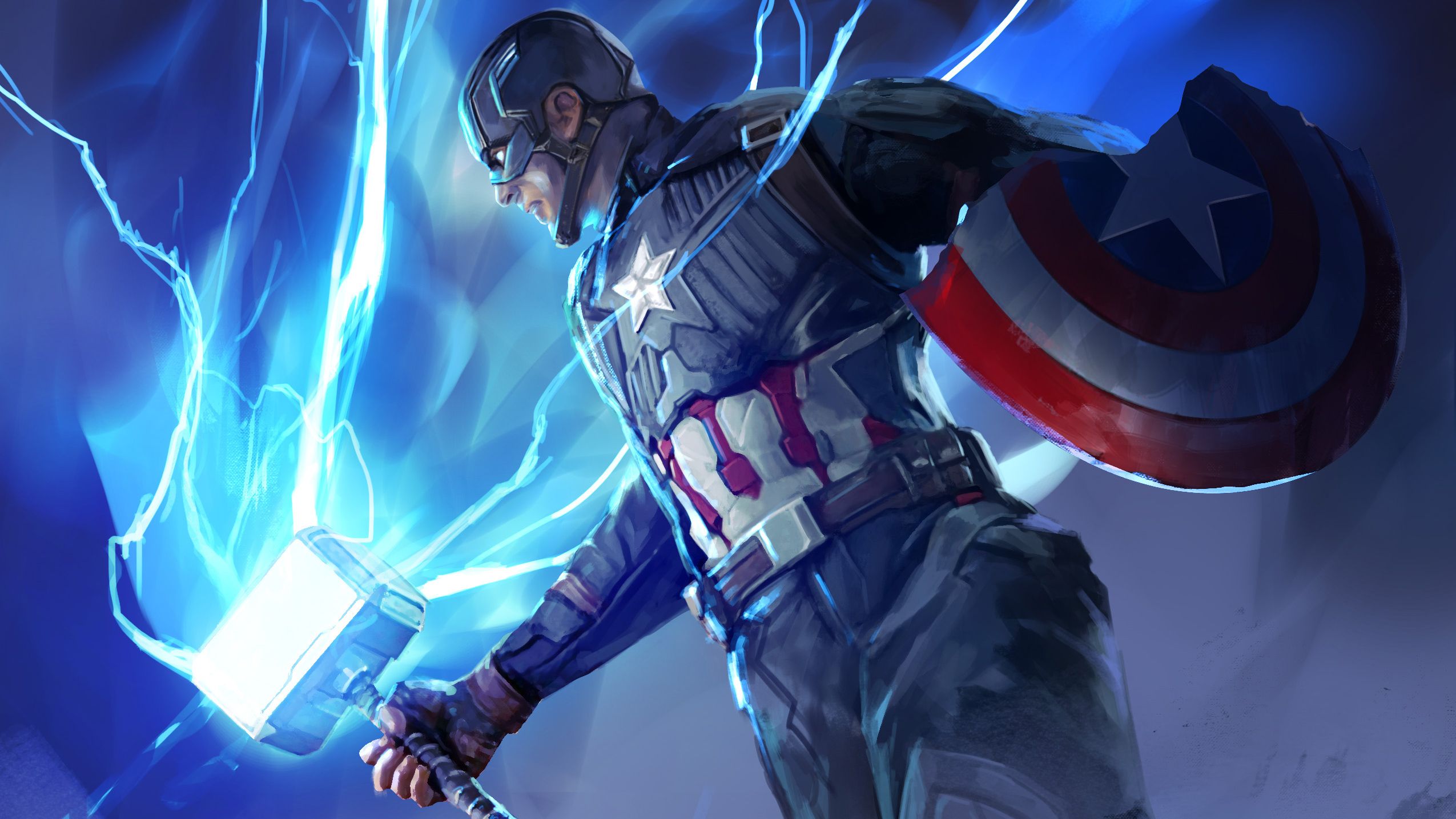 2550x1434 New Captain America Avengers Endgame Wallpaper, HD Superheroes Wallpaper, 4k Wallpaper, Image, Background, Photos and Picture