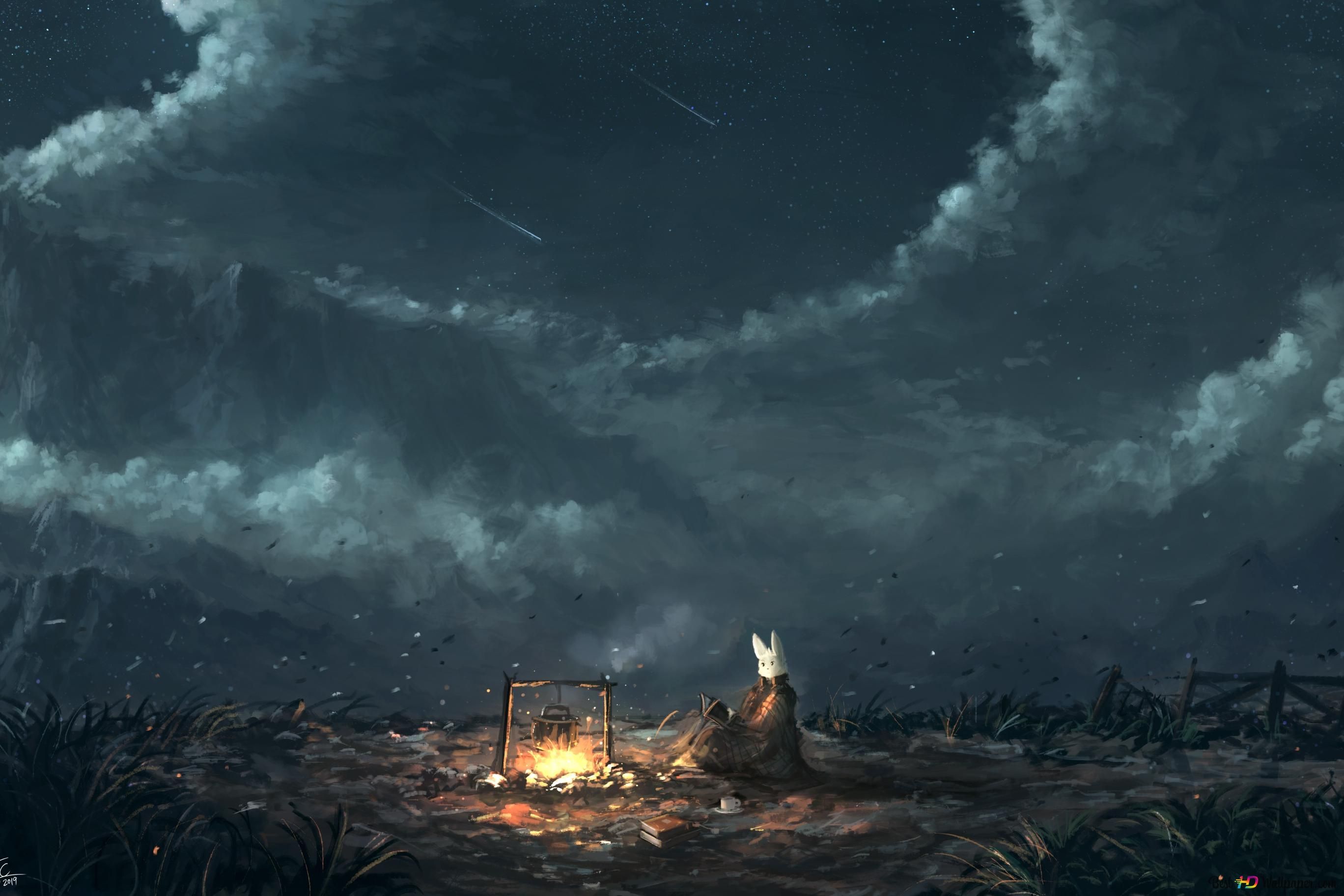 2736x1824 Cozy Fantasy Wallpaper