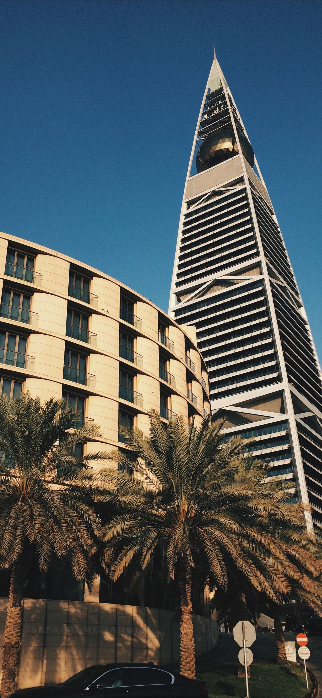 1284x2778 Al Faisaliah Tower Riyadh Saudi Arabia Slices of S. iPhone Wallpaper Free Download