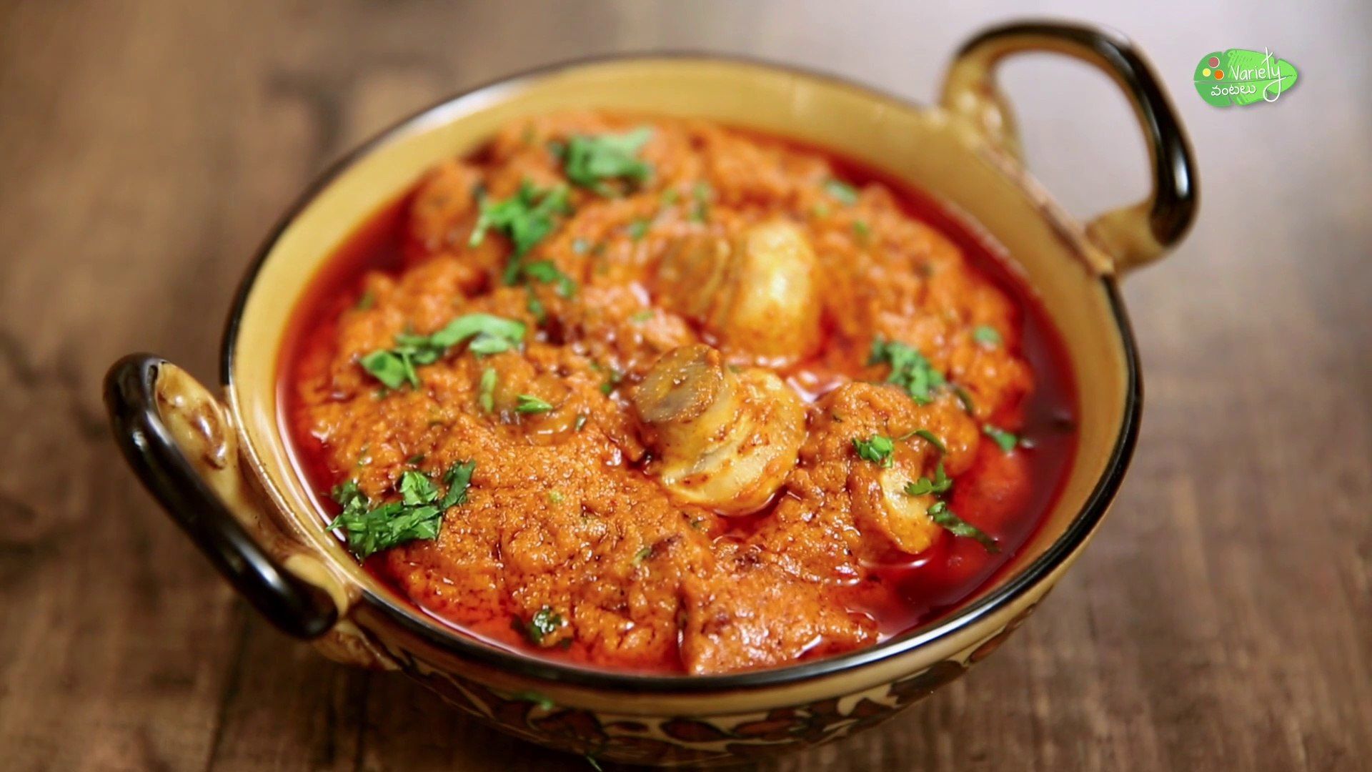 1920x1080 Mushroom Tikka Masala Recipe In Telugu. Restaurant Style. Mushroom Gravy For Chapath
