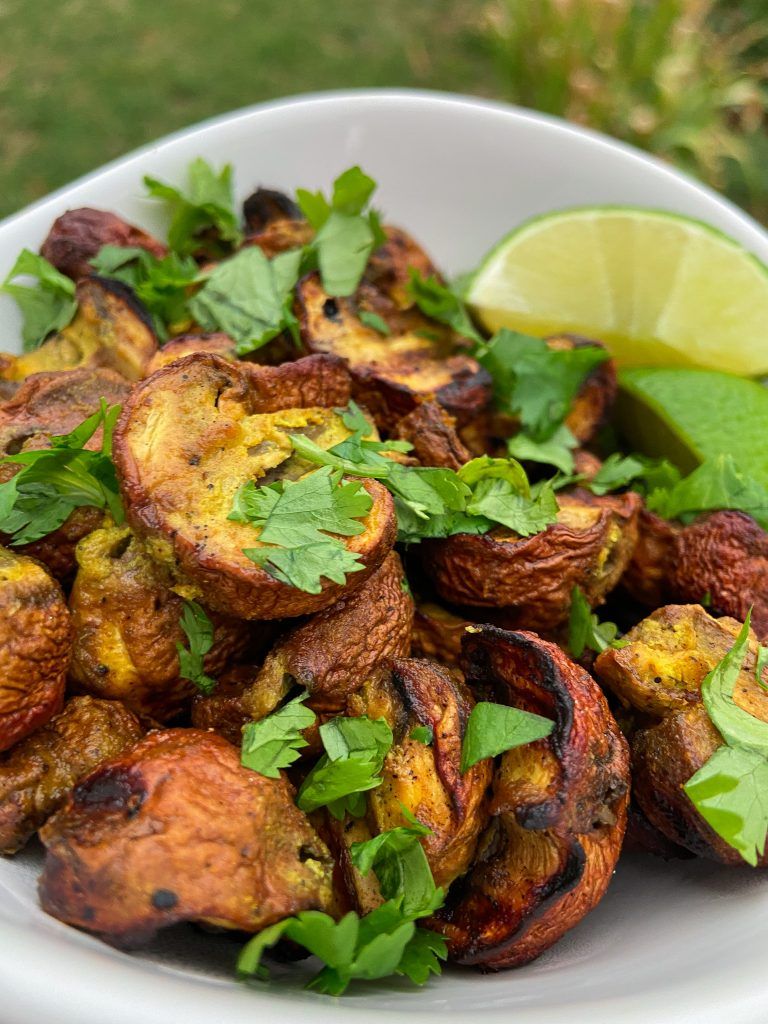 768x1024 Mushroom Tikka Skewers