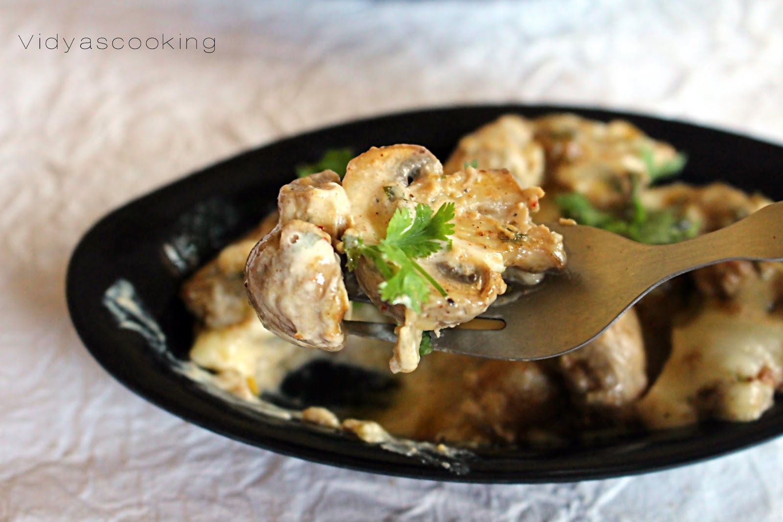 1600x1067 Vidyascooking: Cheesy Malai Mushroom Tikka