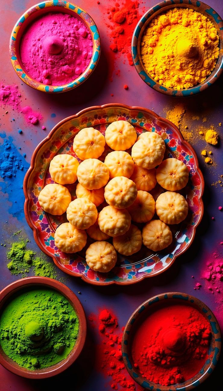 740x1297 Vegetarian indian snacks Image