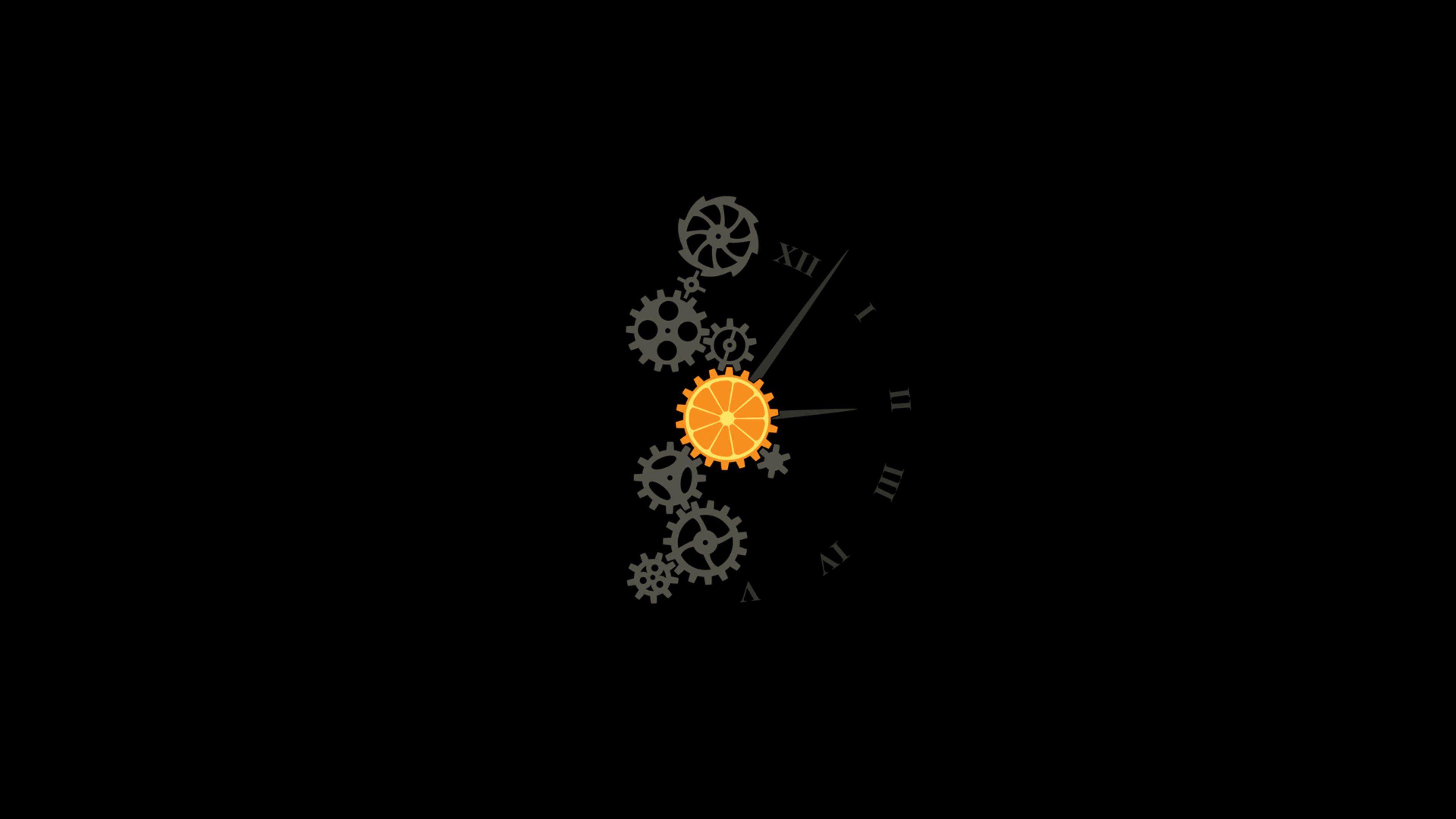3840x2160 Clock Wallpaper