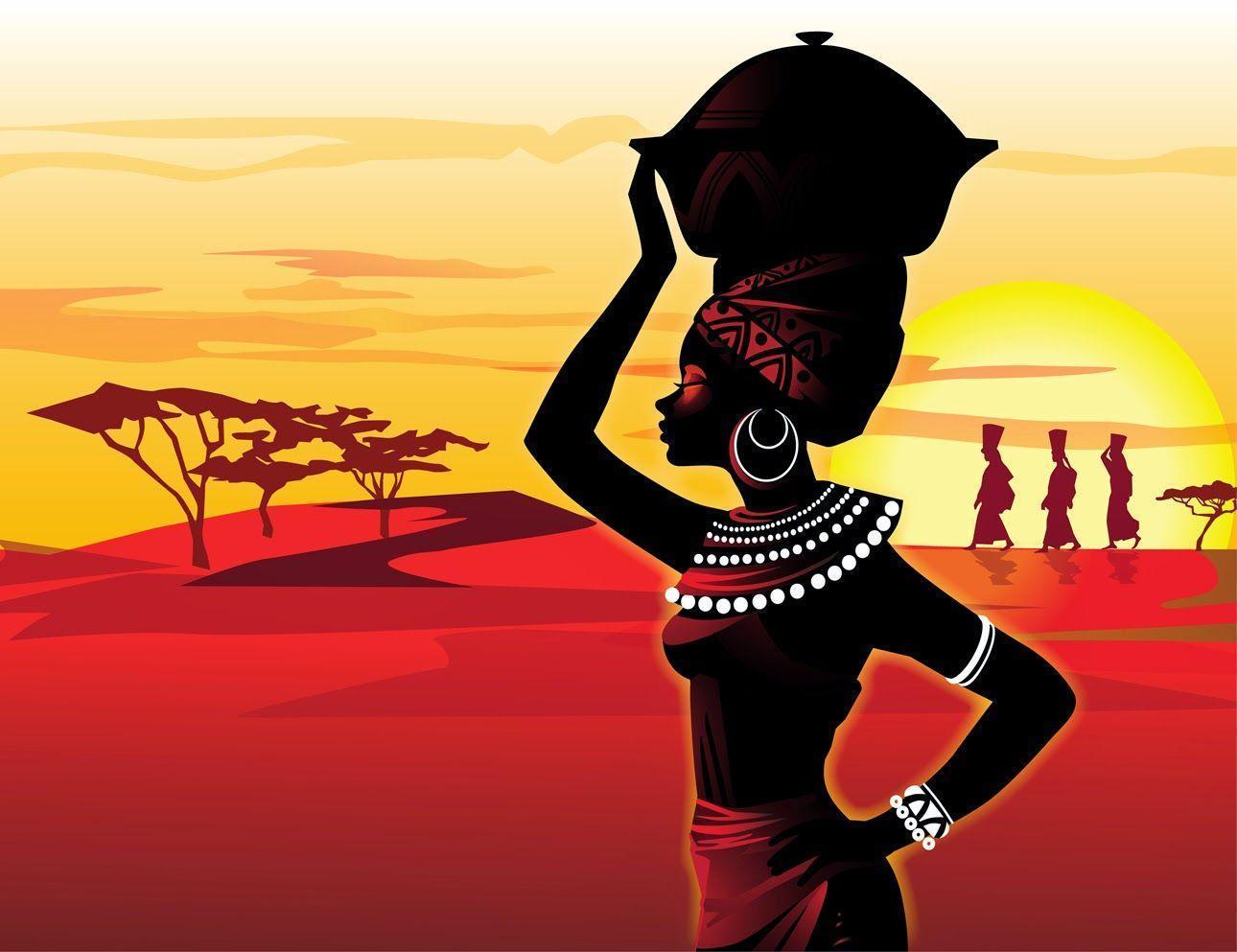 1290x993 West African Art Wallpaper