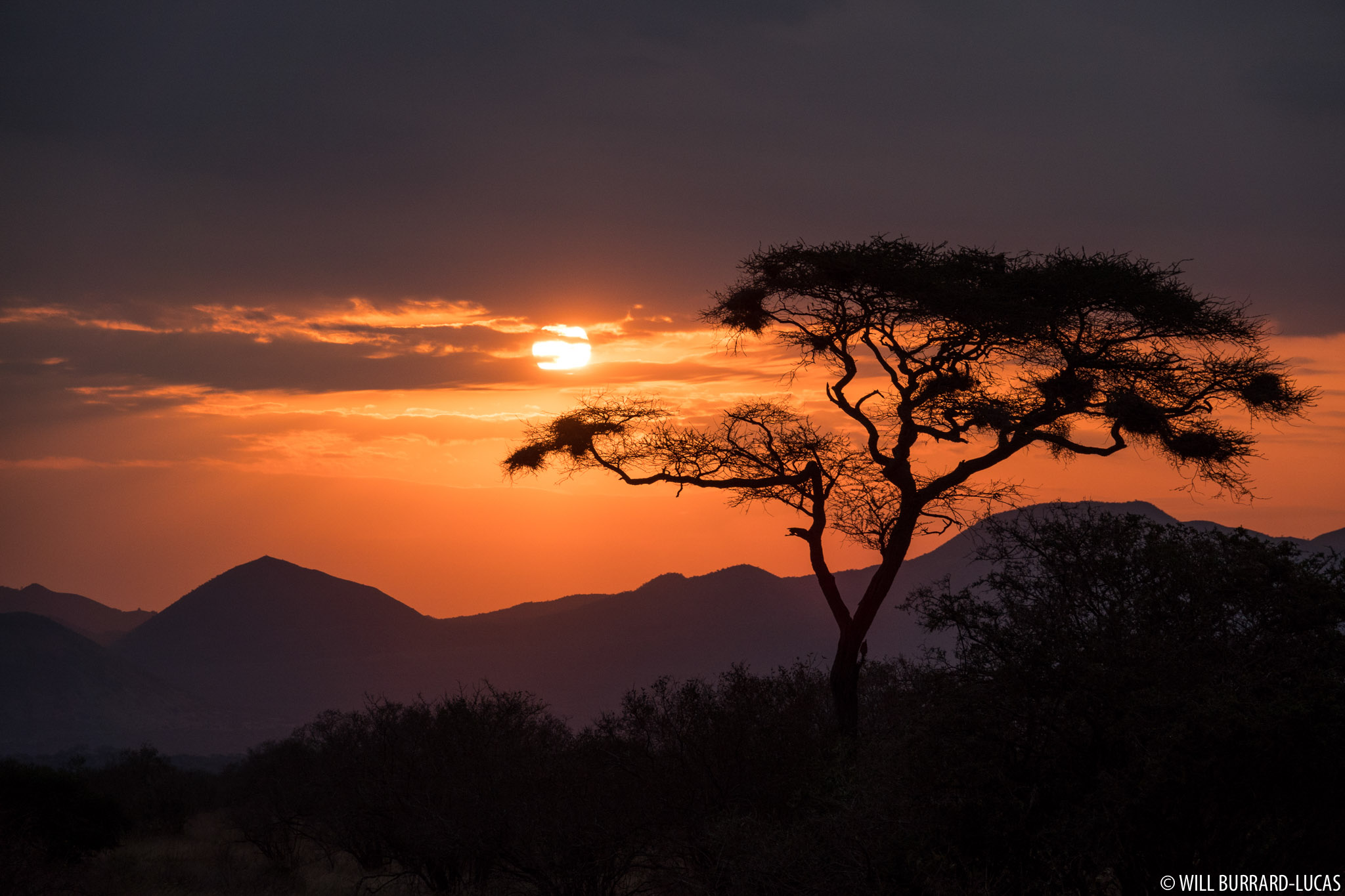 2048x1365 Tsavo West Sunset. Will Burrard Lucas