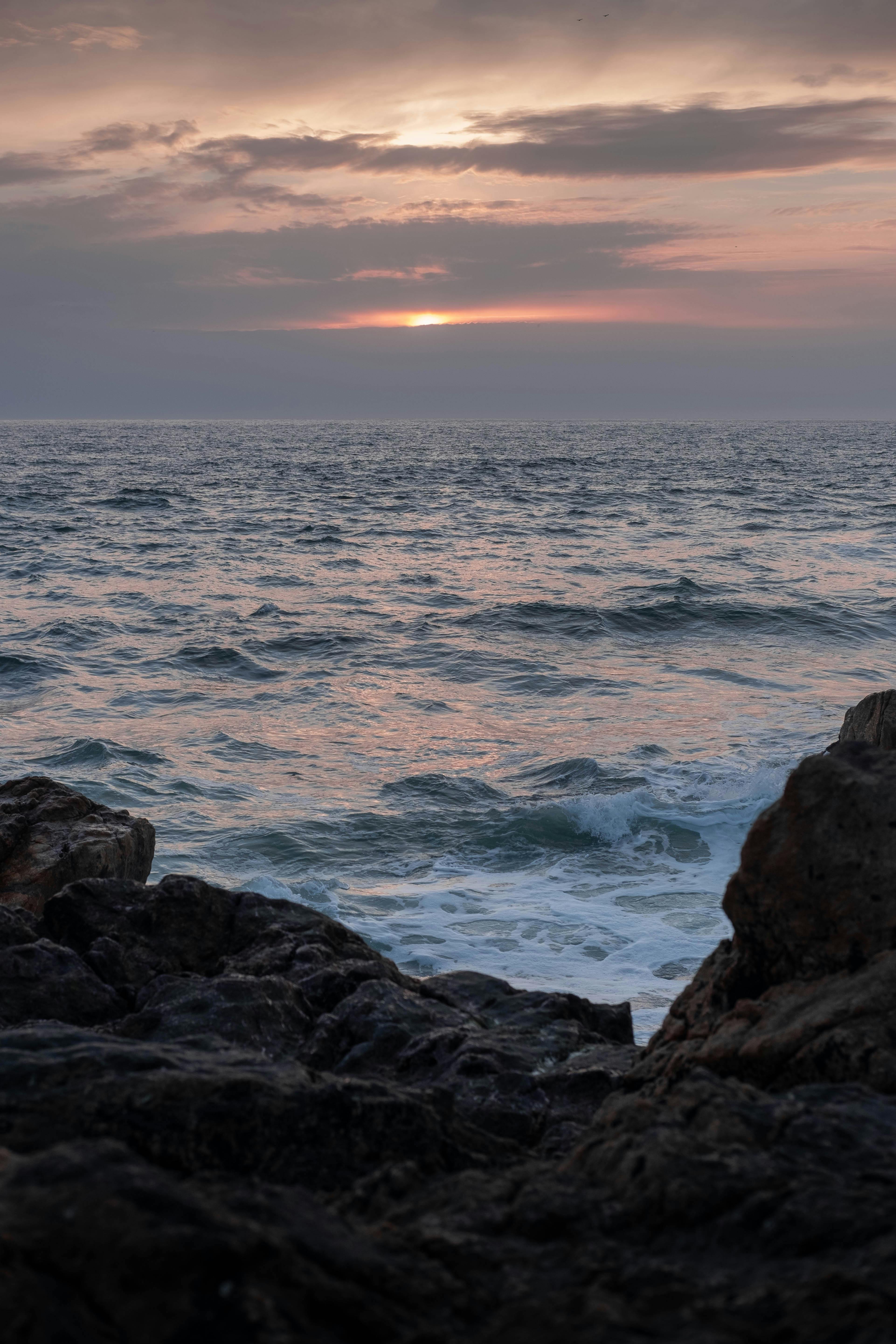 3843x5765 Scenic View of a Beach at Sunset · Free