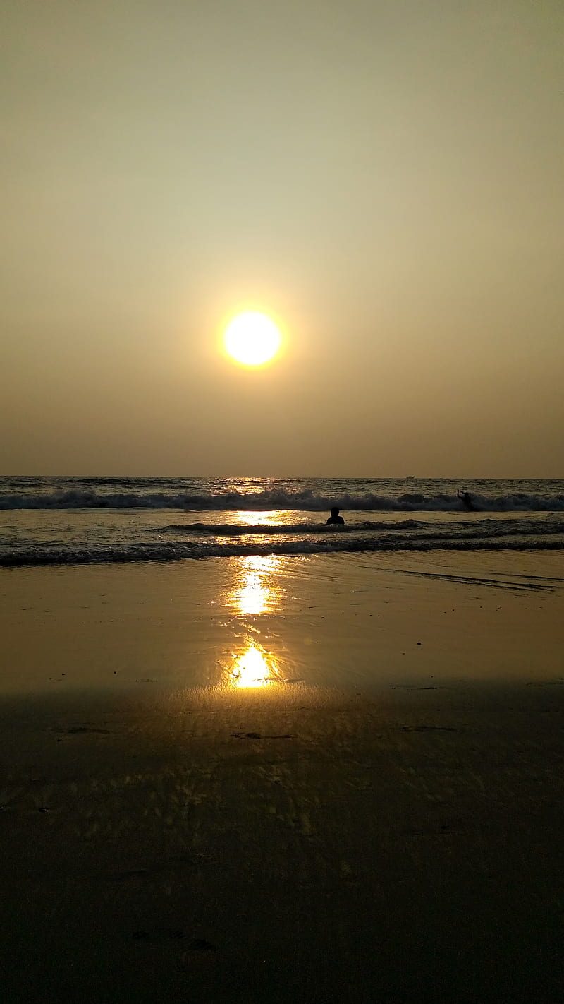 800x1422 Sunset, beach, kovalam, HD phone wallpaper