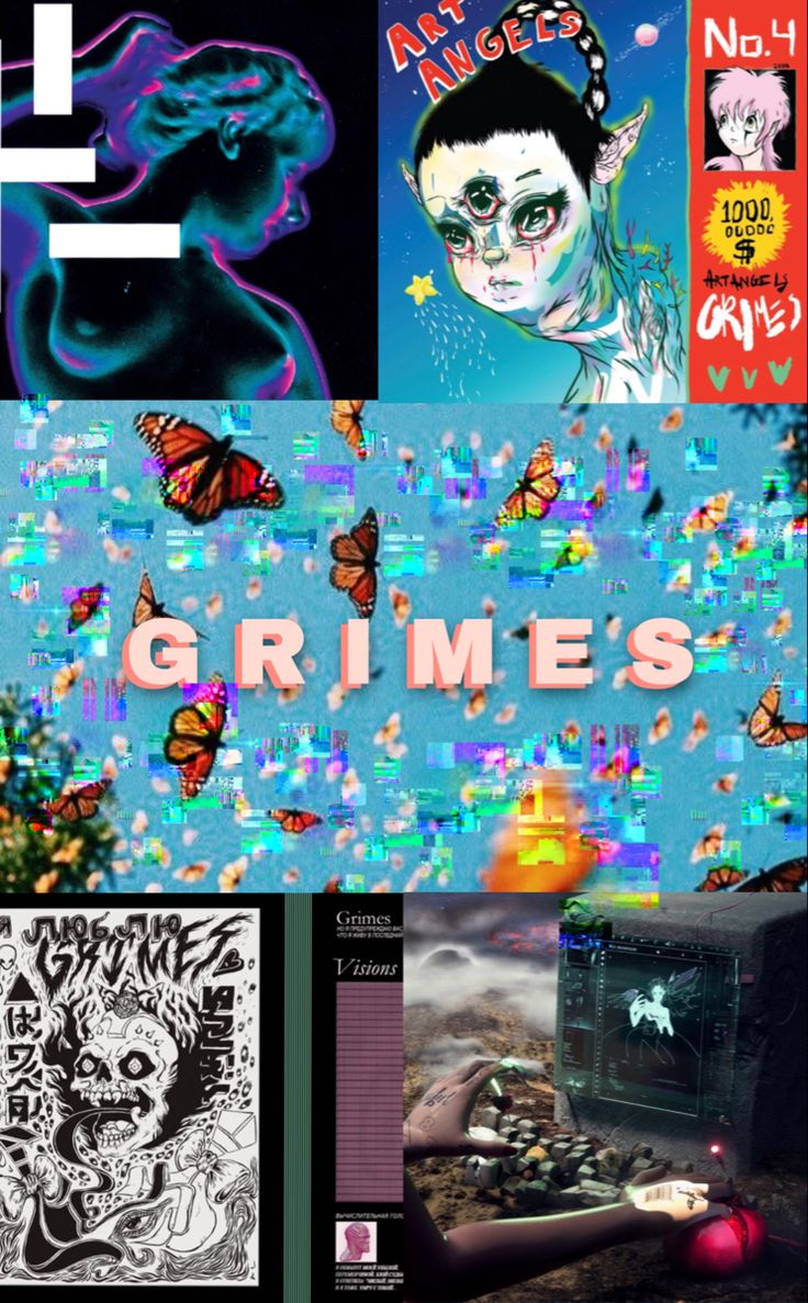 736x1187 grimes wallpaper