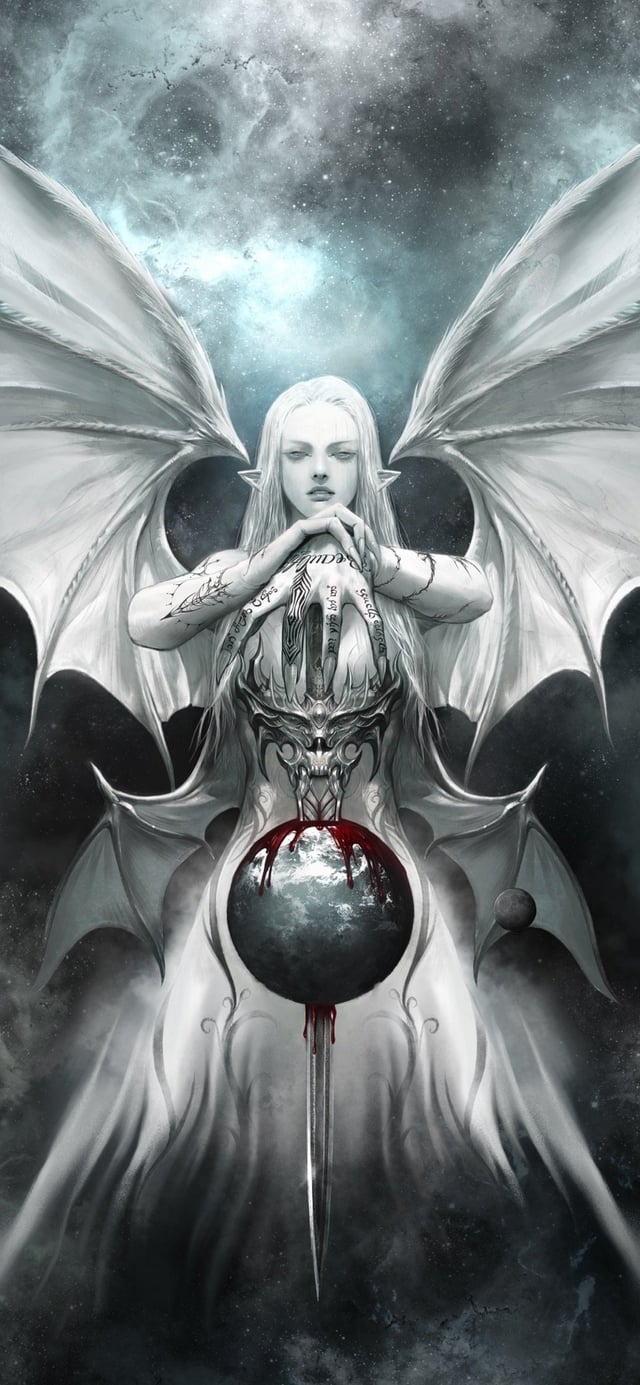 640x1385 I completed this album cover to make it suitable for wallpaper use