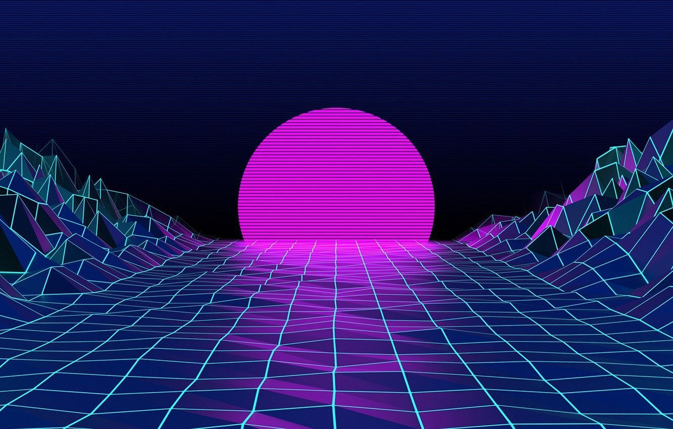 1332x850 Synth Pop Wallpaper