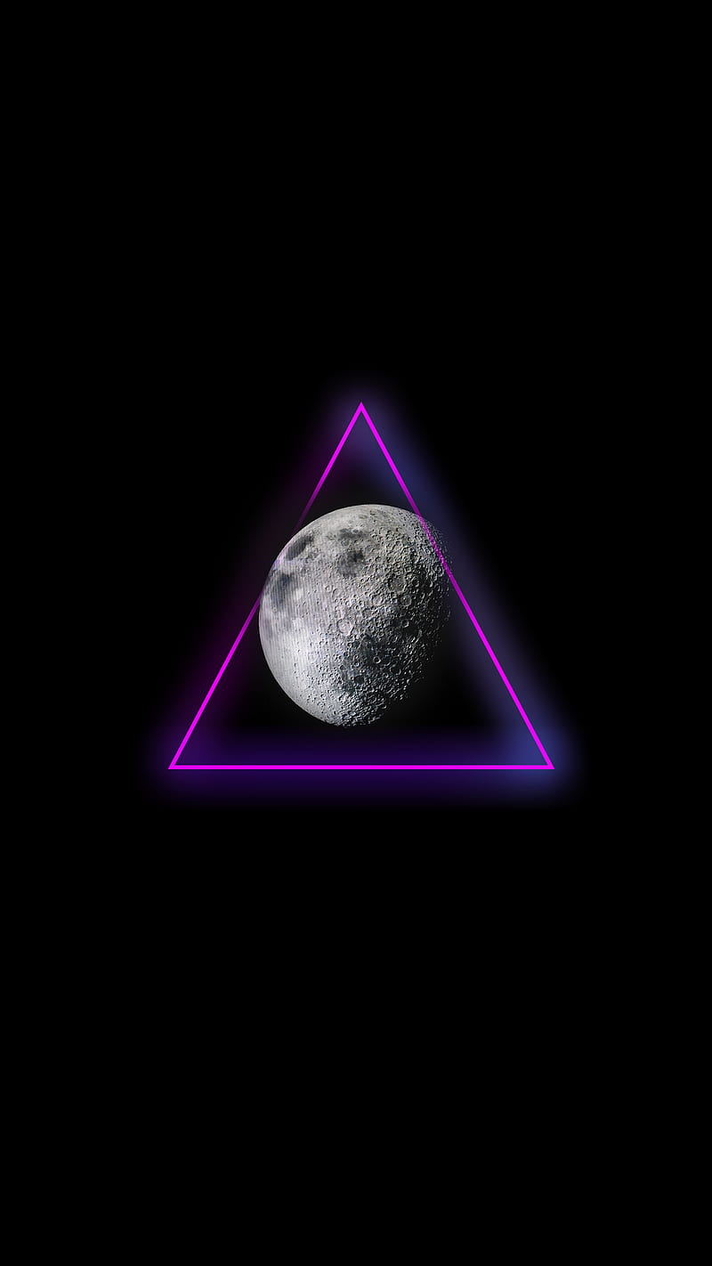 800x1422 Neon Moon, 80s, 90s, Abstract, chill, chillwave, cyberpunk, darksynth, dream, HD phone wallpaper