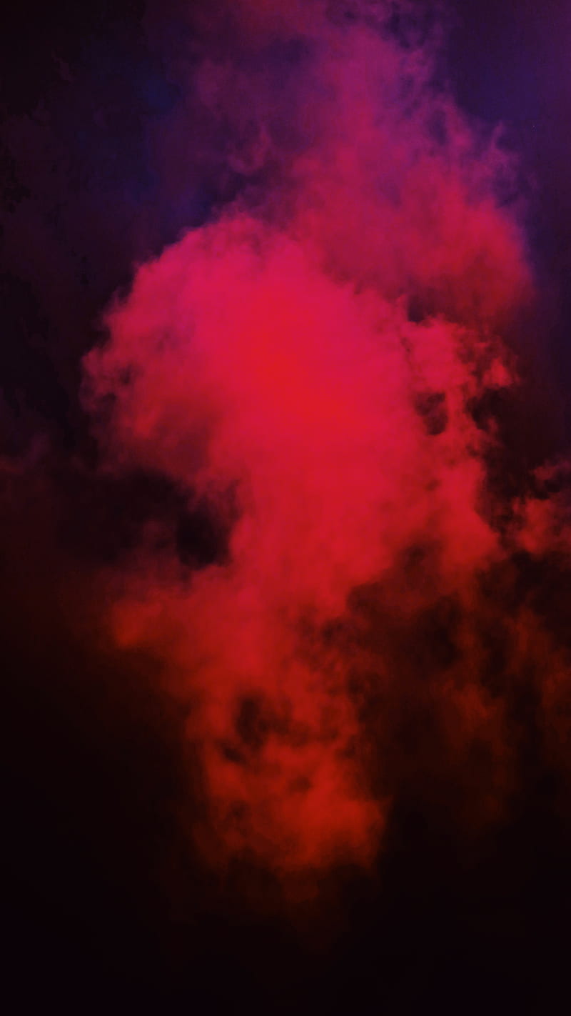 800x1422 Red Magic, The, cloud, dark, minimal, mysterious, oled, smoke, vibrant, HD phone wallpaper