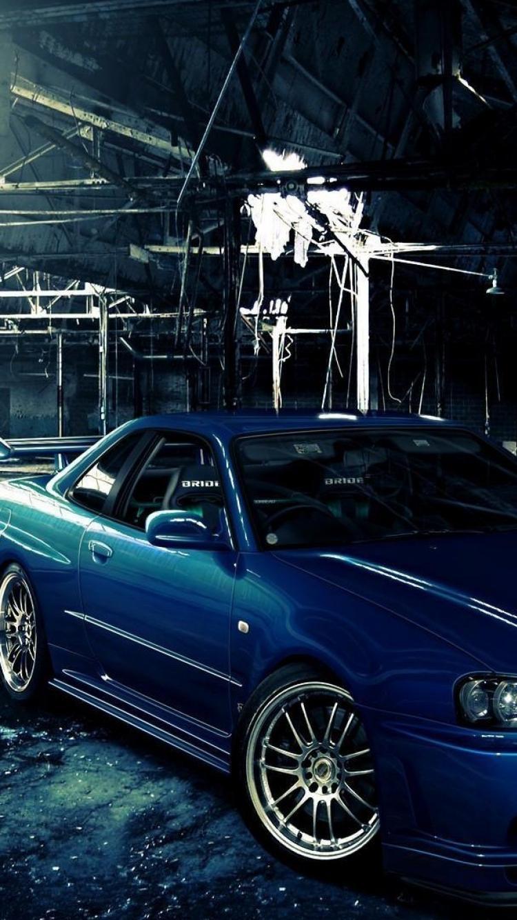 750x1334 Skyline Gtr R34 Wallpaper Group Skyline Gtr R34