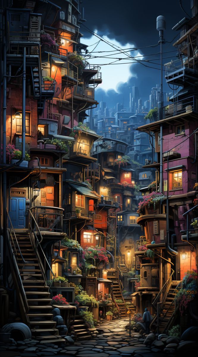 666x1200 Fantastic & Fantasy. Abstract art wallpaper, Architecture, Fantasy art landscapes