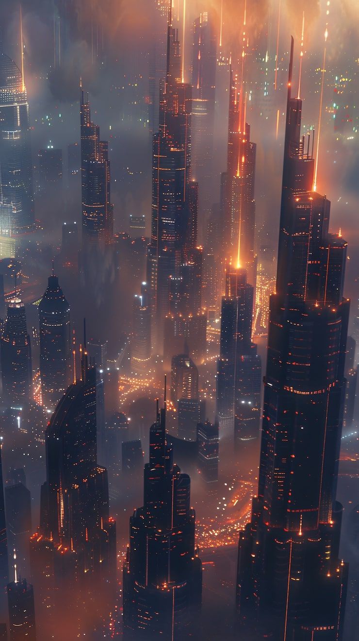 740x1320 Urban Fantasy Background Photo Free High Quality Picture